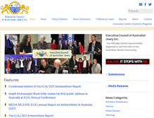 Tablet Screenshot of ecaj.org.au